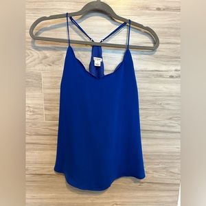 J Crew Royal blue scallop camisole- size 4
